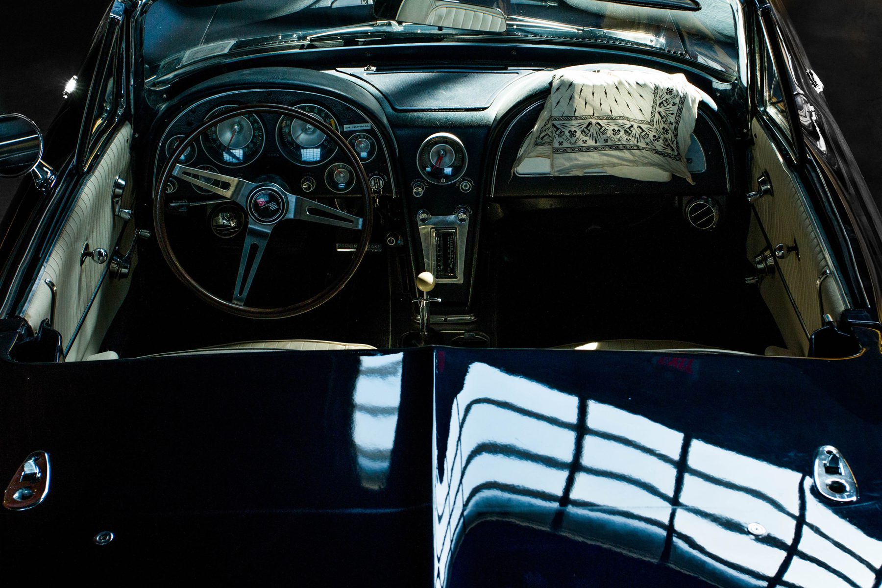 Interior of 63 Corvette stingray