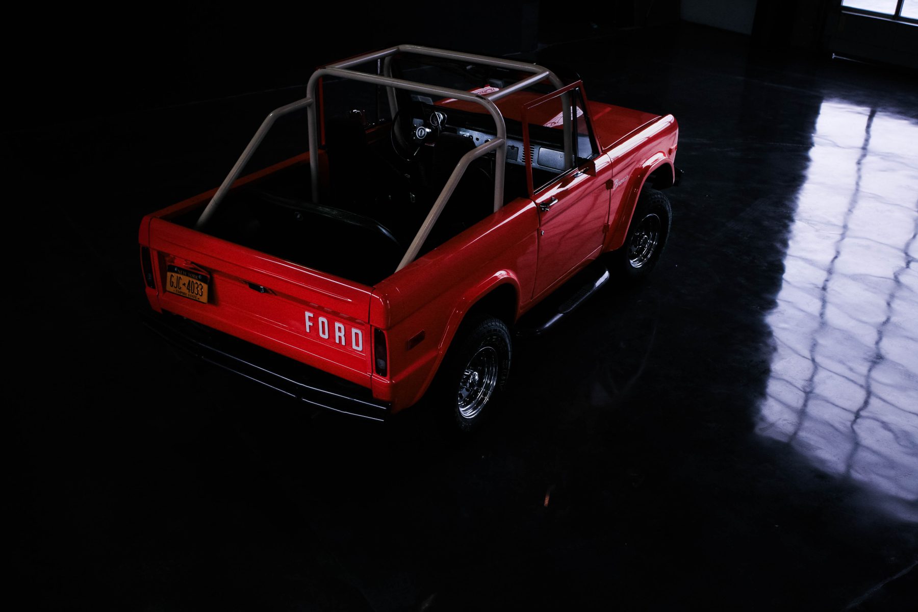 1969 orange ford bronco