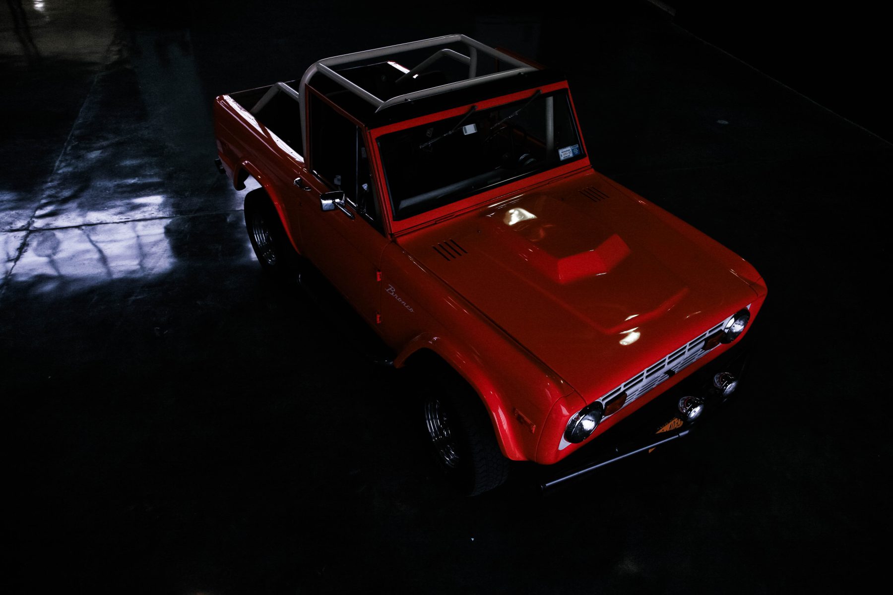 1969 orange ford bronco