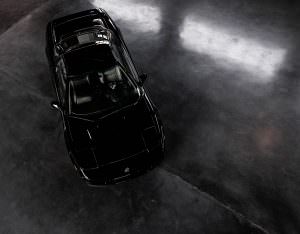 Black 1991 Acura NSX from above (again)