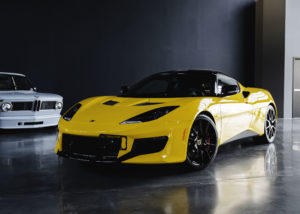 Lotus Evora. The engine is sourced from a minivan!