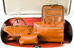 leather luggage set