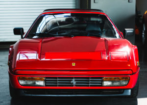 red 1987 Ferrari 328 front