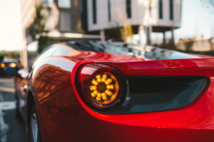 2017 Ferrari 488 GTB taillight